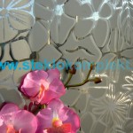 Зеркало-SMC-014-Цветы-ромашки-бронзовое