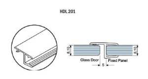 Профиль-ПВХ-стекло-стекло-HDL-201